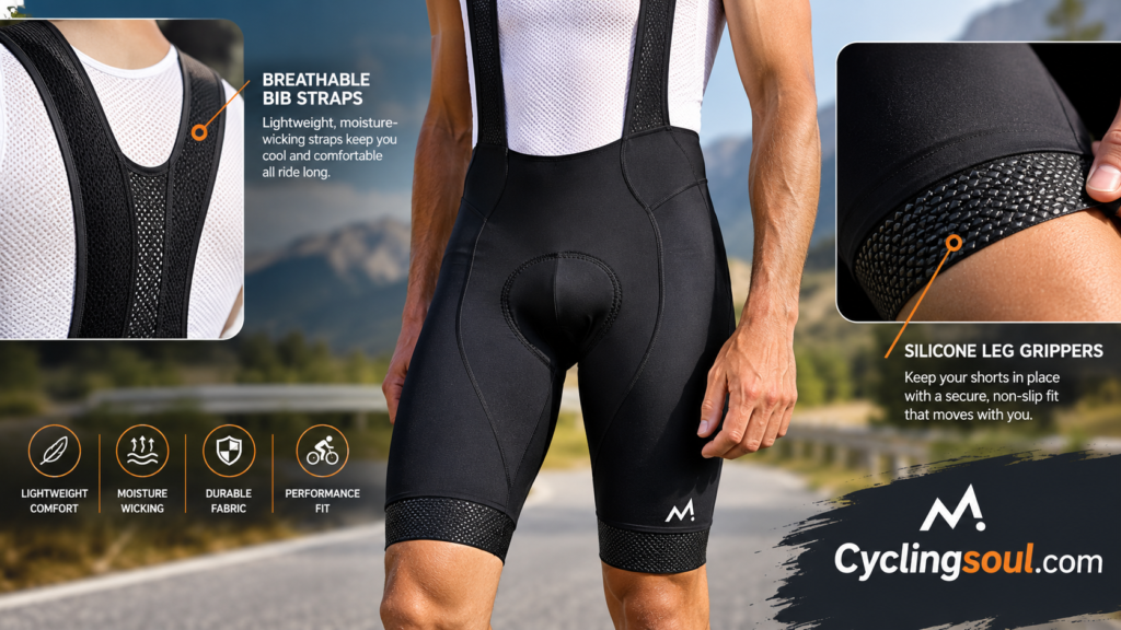 Premium Cycling Bib Shorts Feature Banner