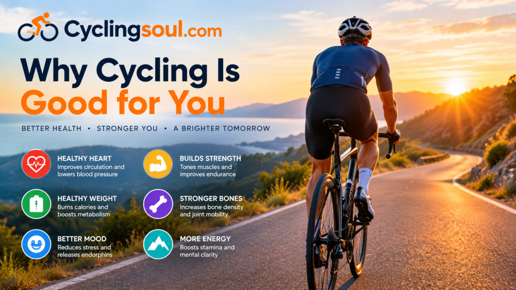 Sunrise Cycling Benefits Infographic